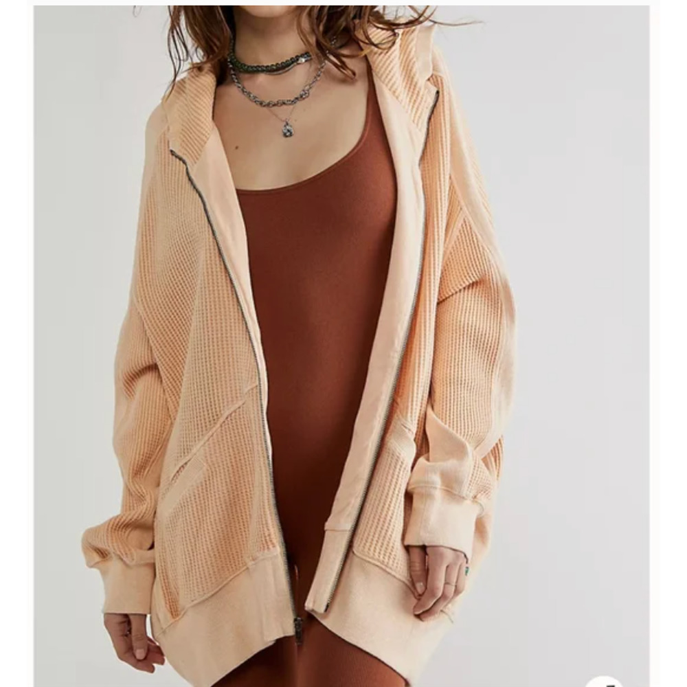 Free People One Ash Hoodie Jacket Medium NEW - Picture 1 of 5